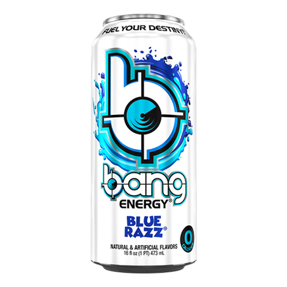 BANG Energy Blue Razz, 16 Oz. Cans, 24 Pack