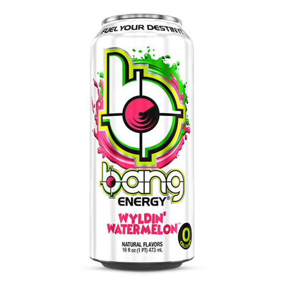 BANG Energy Wyldin’ Watermelon, 16 Oz. Cans, 24 Pack