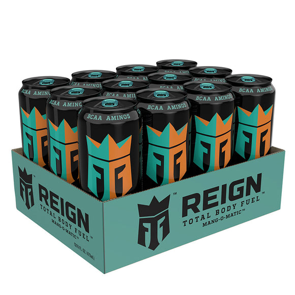Reign Total Body Fuel Mang-O-Matic, 16 Oz. Cans, 12 Pack
