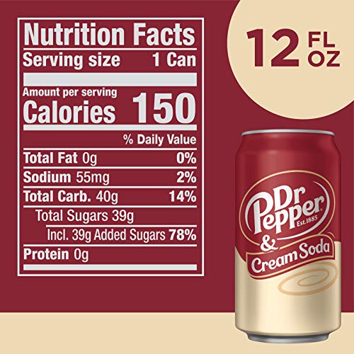 Dr Pepper Soda Pop, 12 fl oz, 24 Pack Cans