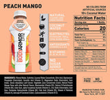 BODYARMOR LYTE Sport Drink Peach Mango, 16 Oz. 12 Pack