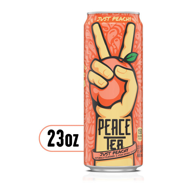 Peace Tea Peach Party Cans, 341 mL, 12 Pack, 12 x 341 mL 