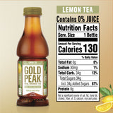 Gold Peak Lemon Tea, 18.5 Oz. Bottle, 12 Pack