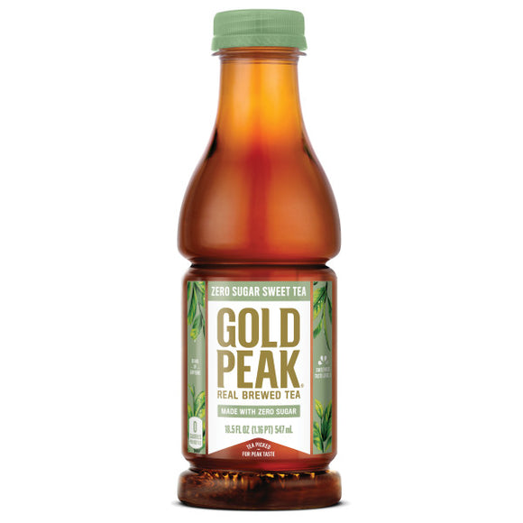 Gold Peak Zero Sugar Sweet Tea, 18.5 Oz. Bottle, 12 Pack ($1.58 / Bottle)