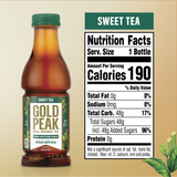 Gold Peak Sweet Tea, 18.5 Oz. Bottle, 12 Pack