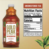 Gold Peak Unsweetened Black Tea, 59 Oz. Bottles, 8 Pack
