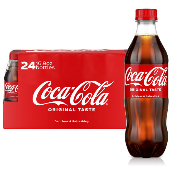 Coca-Cola, 16.9 Oz. Bottles, 24 Pack
