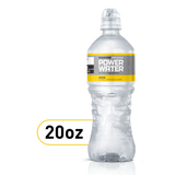 Powerade Power Water Zero Sugar Lemon, 20 Oz. Bottles, 12 Pack
