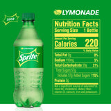 Sprite Lymonade, 20 Oz. Bottles, 24 Pack