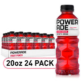 Powerade Zero Sugar Fruit Punch, 20 Oz. Bottles, 24 Pack ($1.37 / Bottle)