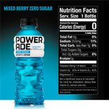 Powerade Zero Sugar Mixed Berry, 20 Oz. Bottles, 24 Pack ($1.37 / Bottle)