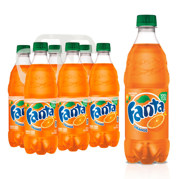 Fanta Orange, 16.9 Oz. Bottles, 24 Pack
