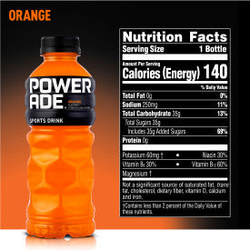 POWERADE Orange 20 fl oz Bottles – 24 Pack -  by Liquor  Squared