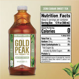 Gold Peak Zero Sugar Sweet Tea, 59 Oz. Bottles, 8 Pack