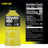 Powerade Lemon Lime, 28 Oz. Bottles, 15 Pack