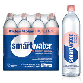 Smartwater Strawberry Blackberry, 23.7 Oz Bottles, 12 Pack ($1.37 / Bottle)
