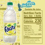 Fanta Pina Colada, 20 Oz. Bottles, 24 Pack