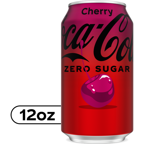 Coca-Cola Cherry Zero, 12 Oz. Cans, 24 Pack