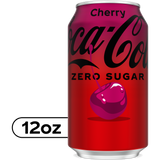 Coca-Cola Cherry Zero, 12 Oz. Cans, 24 Pack