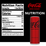 Coca-Cola Zero Sugar, 12 Oz. Cans, 24 Pack
