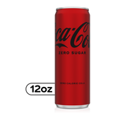 Coca-Cola Zero Sugar, 12 Oz. Cans, 24 Pack