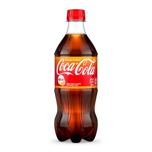 Coca-Cola Orange Cream, 20 Oz. Bottles, 24 Pack