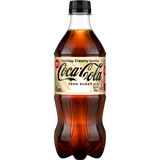Coca-Cola Creamy Vanilla Zero Sugar LTO, 20 Oz. Bottles, 24 Pack
