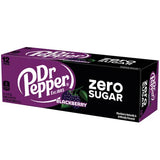 Dr Pepper Blackberry Zero Sugar, 12 Oz. Cans, 24 Pack