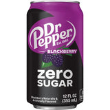 Dr Pepper Blackberry Zero Sugar, 12 Oz. Cans, 24 Pack