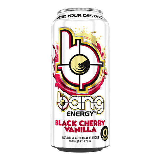 BANG Energy Black Cherry Vanilla, 16 Oz. Cans, 12 Pack