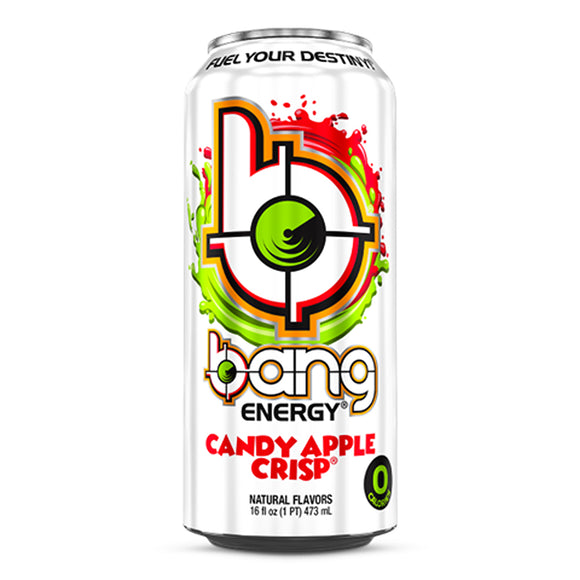 BANG Energy Candy Apple Crisp, 16 Oz. Cans, 24 Pack