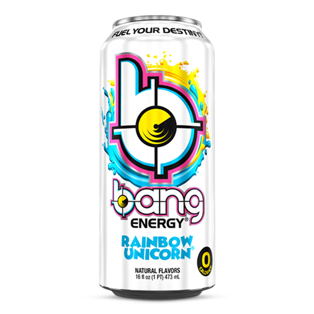 BANG Energy Rainbow Unicorn, 16 Oz. Cans, 12 Pack