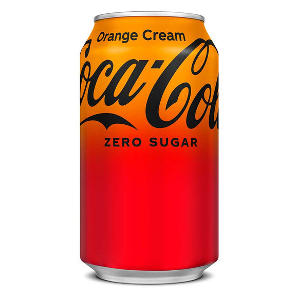 Coca-Cola Orange Cream Zero Sugar, 12 Oz. Cans, 24 Pack