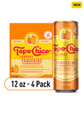 Topo Chico Sabores Tangerine with Ginger Extract Can, 12oz 24 pack