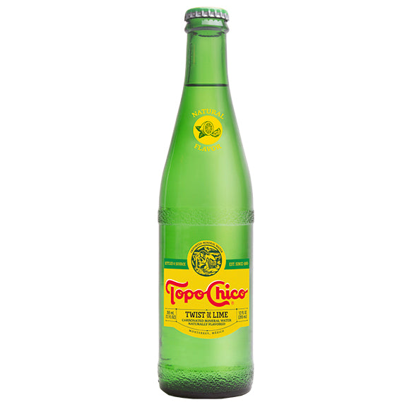 Topo Chico Mineral Water Twist Of Lime, 12 Oz. Bottles, 24 Pack (1.54 / Bottle)