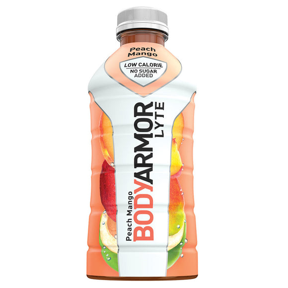 BODYARMOR LYTE Sport Drink Peach Mango, 28 Oz. 12 Pack ($2.08 / Bottle)