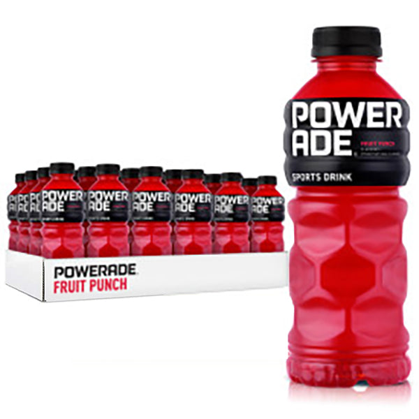 Powerade Fruit Punch, 20 Oz. Bottles, 24 Pack