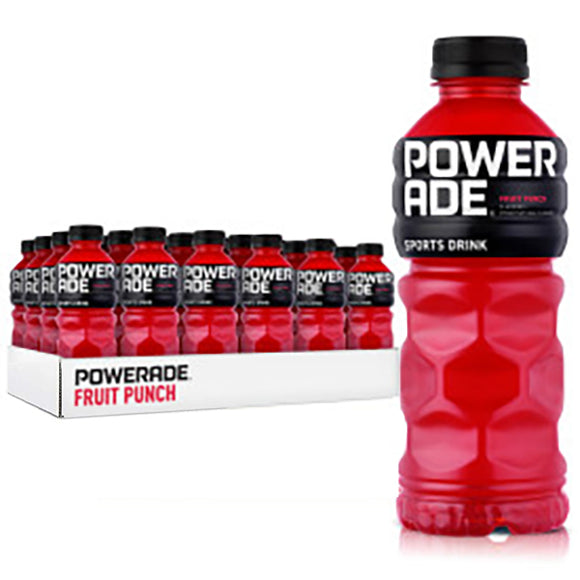 Powerade Fruit Punch, 20 Oz. Bottles, 24 Pack