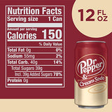 Dr Pepper and Cream Soda, 12 Oz. Cans, 24 Pack