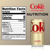 Diet Coke Caffeine Free, 7.5 Oz. Cans, 24 Pack