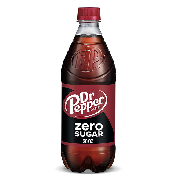 Dr Pepper Zero Sugar, 20 Oz. Bottles, 24 Pack ($1.37 / Bottle)