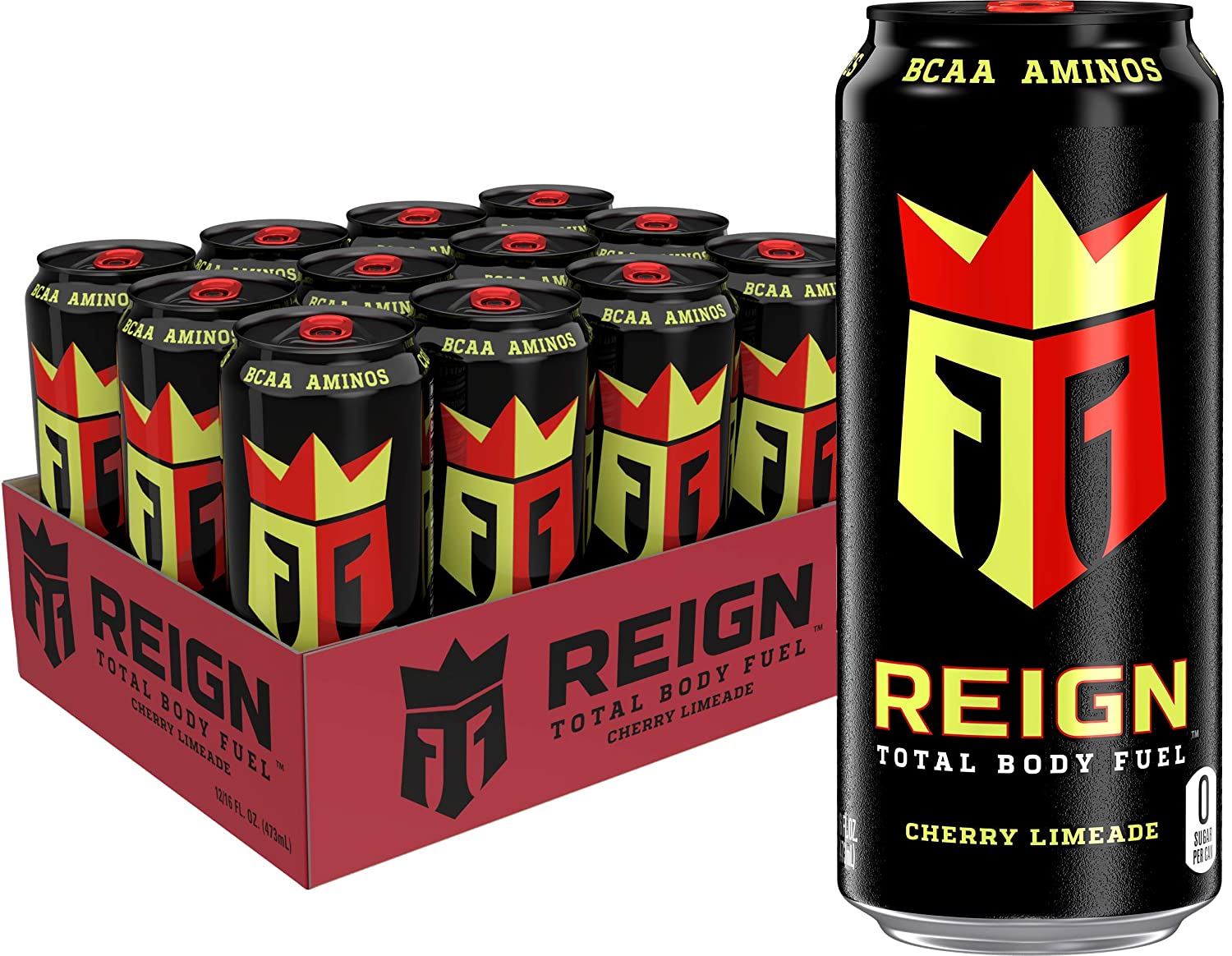 Reign Total Body Fuel Peach Fizz, 16 Oz. Cans, 12 Pack