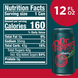 Dr Pepper Cherry, 12 Oz. Cans, 24 Pack