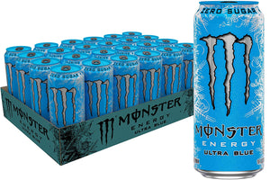Monster Energy Ultra Blue, 16 Oz. Cans, 24 Pack