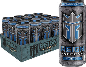 Reign Inferno True Blu, 16 Oz. Cans, 12 Pack