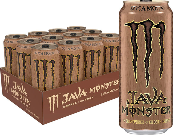 Monster Energy Java Loca Moca, 15 Oz. Cans, 12 Pack