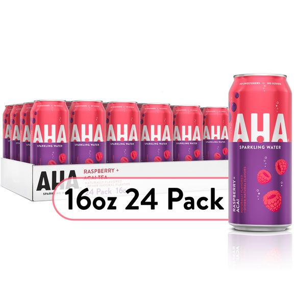 AHA Raspberry + Acai, 16 Oz. Cans, 24 Pack ($0.91 / Can)