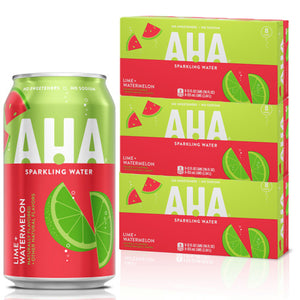 AHA Lime + Watermelon, 12 Oz. Cans, 24 Pack ($0.50 / Can)