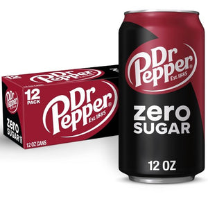 Dr Pepper Zero Sugar, 12 Oz. Cans, 24 Pack ($0.62 / Can)