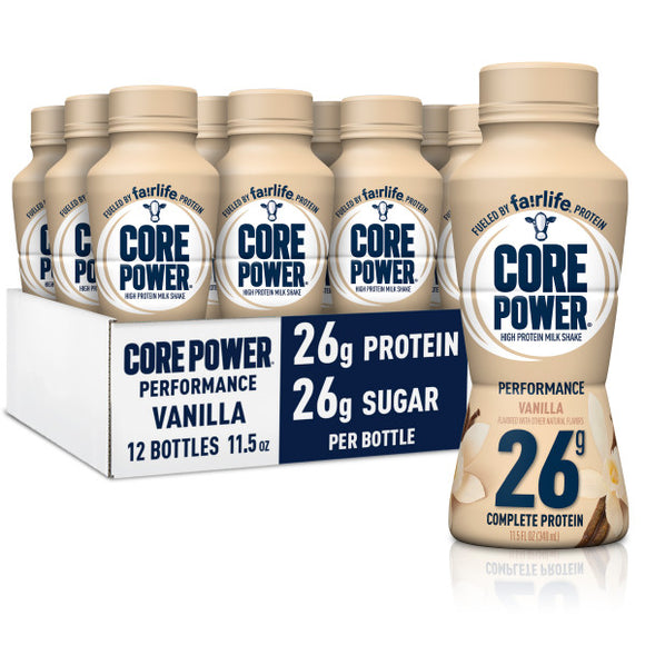 Core Power Protein Vanilla, 11.5 Oz. Bottles, 12 Pack ($3.16 / Bottle)